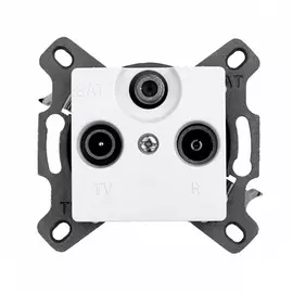 Розетка Legrand 773635 Cariva - TV-FM-SAT, звезда, 1.5 дБ, 2150 МГц, белый