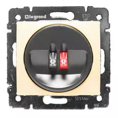Розетка Legrand 774123 Valena CLASSIC - для колонок, одиночная, слоновая кость