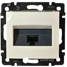 Розетка Legrand 774146 Valena CLASSIC - RJ45, категория 6, UTP, 1 выход, на захватах, слоновая кость