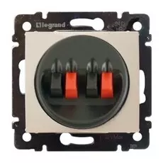 Розетка Legrand 774324 Valena CLASSIC - для колонок, двойная, слоновая кость