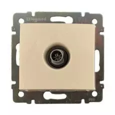 Розетка Legrand 774331 Valena телевизионная TV, проходная, в рамку,14дБ, IP20 (слоновая кость)
