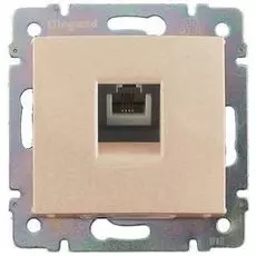 Розетка Legrand 774338 Valena телефонная RJ 11, 4 контакта, 1 выход, в рамку, IP20 (слоновая кость)