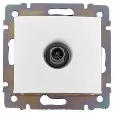 Розетка Legrand 774431 Valena телевизионная TV, проходная, 14дБ, в рамку, IP20 (белая)