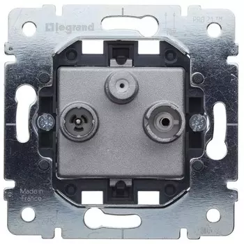 Розетка Legrand 775790 Galea Life - TV-FM-SAT, оконечная, топология, шлейф, 2400 Мгц, 11 дБ