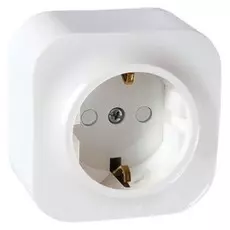 Розетка Legrand 782220 2К+З с защ. шторками белая