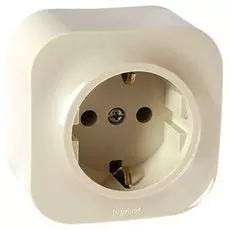 Розетка Legrand 782241 с/з (бежевая)