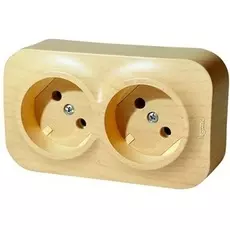 Розетка Legrand 782272 2-я б/з (сосна)
