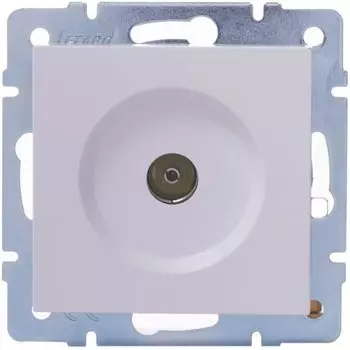 Розетка Lezard 742-0288-130 Vesna телевизионная оконечная TV 1-м СП механизм бел.