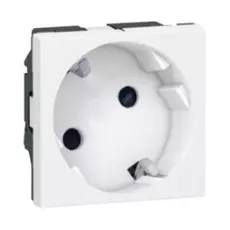 Розетка Legrand 077245 - Программа Mosaic - 2К+3 под углом 45°, немецкий стандарт, 2 модуля