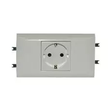 Розетка Legrand 077431 - Программа Mosaic - 2К+3, для установки в кабель-канале, автоматические клеммы, стандартная
