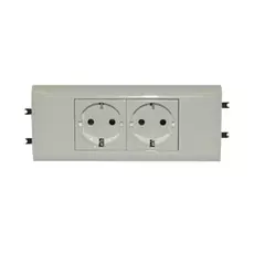 Розетка Legrand 077432 - Программа Mosaic - двухпостовая, 2К+3, для установки в кабель-канале, автоматические клеммы, стандартная