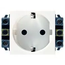 Розетка Legrand 077601 - Программа Mosaic - 2К+3, для монтажа на кабель-каналах, с винтовыми зажимами