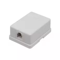 Розетка настенная ITK CS2-1C5EU-12 RJ45 8P8C, кат.5Е, UTP, 1-порт, белая