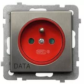 Розетка Ospel GP-1RMZDP/m/37