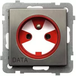 Розетка Ospel GP-1RMZK/m/37