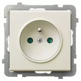 Розетка Ospel GP-1RZP/m/27