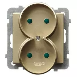 Розетка Ospel GP-2RRP/m/39