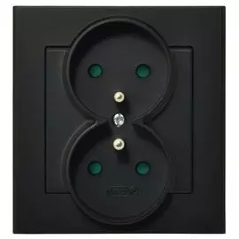 Розетка Ospel GP-2RZP/33