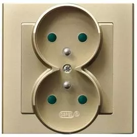 Розетка Ospel GP-2RZP/39
