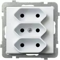 Розетка Ospel GP-3R/m/00