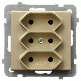 Розетка Ospel GP-3RP/m/39
