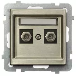 Розетка Ospel GPA-2RMF/m/44