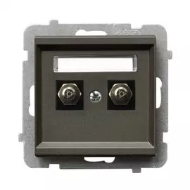 Розетка Ospel GPE-2R/m/40