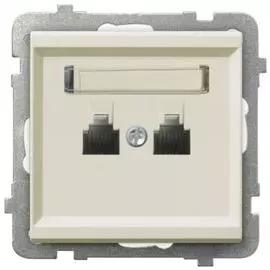 Розетка Ospel GPT-2RN/m/27