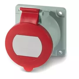 Розетка панельная DKC DIS4223267 IP44 32A 3P+E+N 400В, "Quadro"