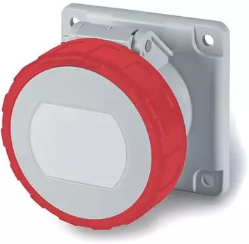 Розетка панельная DKC DIS4271666 IP67 16A 3P+E 400В, "Quadro"