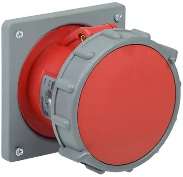 Розетка панельная IEK PSN70-063-5-2-67 MAGNUM ССИ-435 63А-6ч/200-415В 3P+PE+N IP67