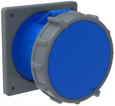 Розетка панельная IEK PSN71-063-3-2-67 MAGNUM ССИ-433 63А-6ч/200-250В 2P+PE IP67