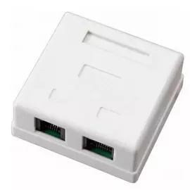 Розетка Rexant 03-0120 RJ-45(8P-8C) + RJ-11(6P-4C), внешняя