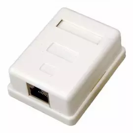 Розетка Rexant 03-0122 1-порт RJ-45 (8P8C), экранированная, cat 5e, внешняя (10шт)