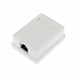 Розетка Rexant 03-0142 компьютерная внешняя, 1-порт RJ-45 (8P8C), FTP экранированная, категория 6