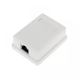 Розетка Rexant 03-0142 компьютерная внешняя, 1-порт RJ-45 (8P8C), FTP экранированная, категория 6