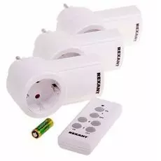 Розетка Rexant 10-6030 радиоуправляемая c пультом RX-003 (один пульт, три розетки)