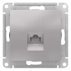 Розетка Schneider Electric ATN000383 AtlasDesign, компьютерная, RJ45, механизм, алюминий