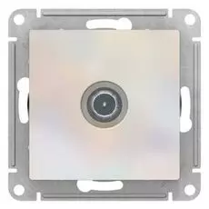 Розетка Schneider Electric ATN000491 AtlasDesign, TV, оконечная, 1DB, механизм, жемчуг