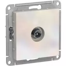 Розетка Schneider Electric ATN000492 AtlasDesign, TV, проходная, 4DB, механизм, жемчуг