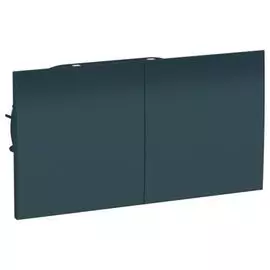 Розетка Schneider Electric ATN000828 AtlasDesign, 2-м, с заземл. защ. шторки с защ. крышкой 16А в сборе изумруд
