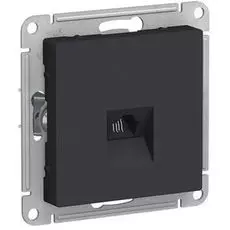 Розетка Schneider Electric ATN001081 AtlasDesign, телефонная, RJ11, механизм, карбон