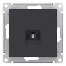 Розетка Schneider Electric ATN001083 AtlasDesign, компьютерная, RJ45, механизм, карбон