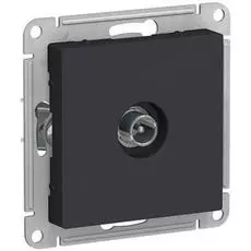 Розетка Schneider Electric ATN001092 AtlasDesign, TV, проходная, 4DB, механизм, карбон