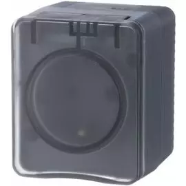 Розетка Schneider Electric ATN544045 AtlasDesign PROFI IP54 O/У с заземлением со шторками 16А 250B, антрацит