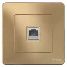 Розетка Systeme Electric BLNIS045004 компьютерная RJ45 Титан внутр