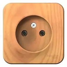 Розетка Schneider Electric BLNRA000115 б/з без шторок 16А, 250В, изолир. пластина Ясень наруж