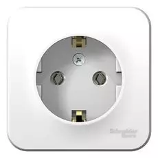 Розетка Systeme Electric BLNRA010111 с/з без шторок 16А, 250В, изолир. пластина (белый) наруж