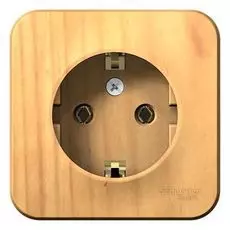 Розетка Schneider Electric BLNRA010115 с/з без шторок 16А, 250В, изолир. пластина Ясень наруж