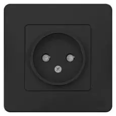 Розетка Schneider Electric BLNRS000116 б/з со шторками, 16А, 250В Антрацит внутр